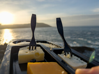 Sunset Cheese Tasting by the Sea