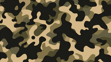 Fototapeta premium Camouflage seamless pattern