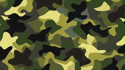 Fototapeta premium Camouflage pattern illustration