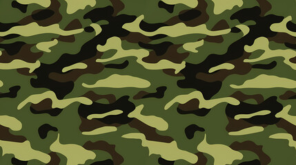 Fototapeta premium Camouflage pattern illustration