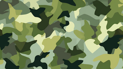 Fototapeta premium Camouflage pattern illustration