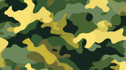 Naklejka premium Camouflage pattern illustration