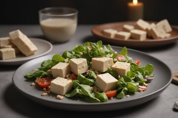 Delicious tofu salad picture