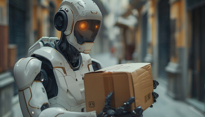 Package delivery robot