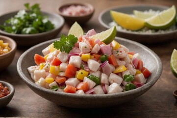 Photo of a seafood ceviche