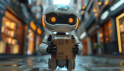Package delivery robot