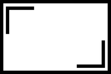 The simple 2d frame is transparent.