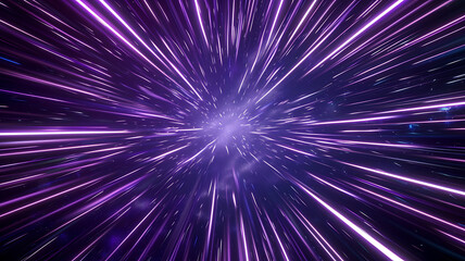 Fototapeta premium 3d rendered speed of light neon wallpaper