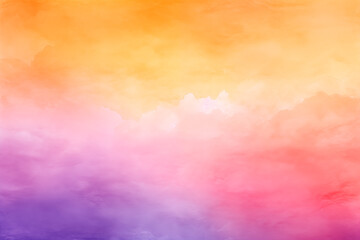Warm, soft gradients of watercolor blend together, creating a dreamy, abstract background.