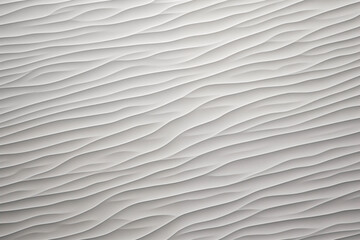 Obraz premium Abstract white 3D wave pattern.