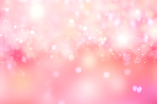 Abstract pink bokeh background.