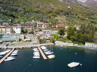 View of the harbor and Piazzetta in summer. Portofino, Liguria, Italy