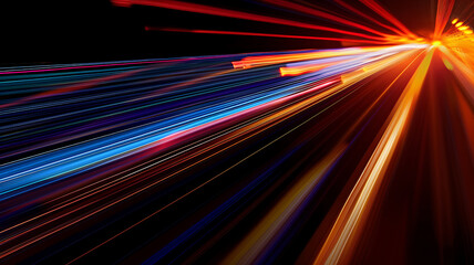 Fototapeta na wymiar 3d rendered speed of light neon wallpaper