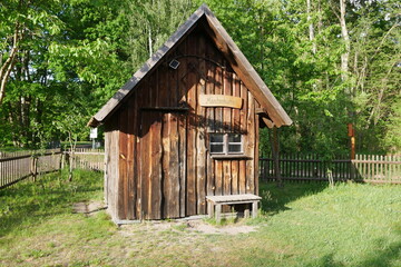 Schuppen im Erlichthof Rietschen ein sorbisch-sächsisches Dorf in der Oberlausitz