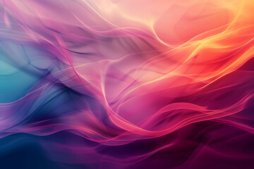 Abstrakter bunter Hintergrund mit Lichtkugeln und dynamischen Linien