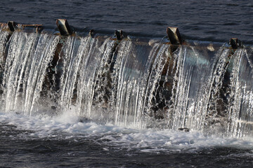 川の流れ・堰堤