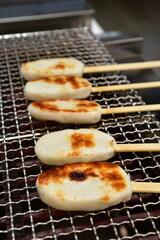 笹かまぼこ　焼き体験