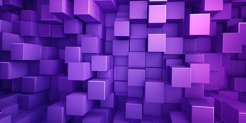 Abstract Purple Squares design background