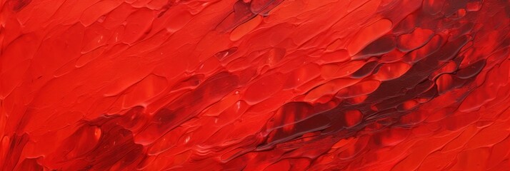 Abstract red oil paint brushstrokes texture pattern contemporary painting wallpaper background