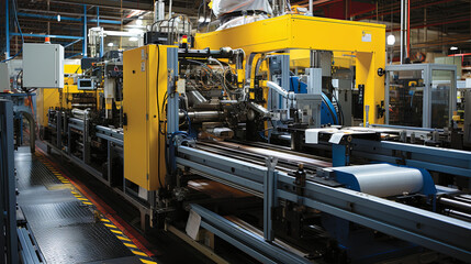 On the Assembly Line, Employees Engage in the Collection and Packaging of Energy
