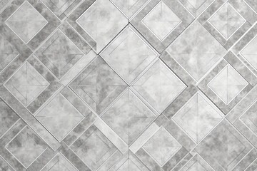 Abstract silver colored traditional motif tiles wallpaper floor texture background