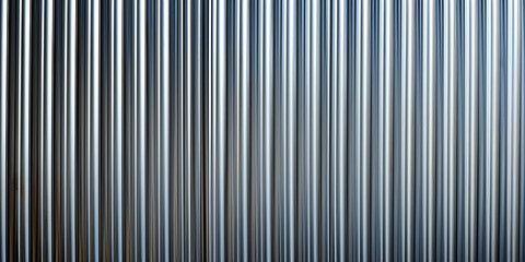 Obraz premium The sleek, metallic texture of brushed steel, with subtle grooves and ridges adding visual inter