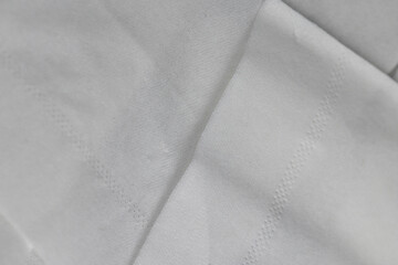 sheets of white napkins made from natural ingredients