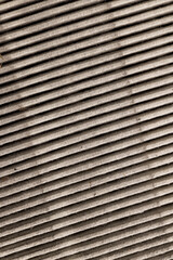 old used air filter in dirt and dust to clean the air