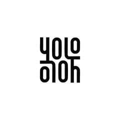 YOLO logo icon vector template.eps