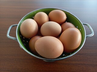 eggs in a basket