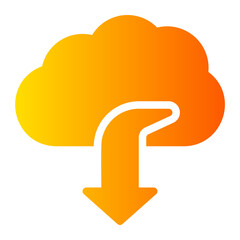 cloud gradient icon