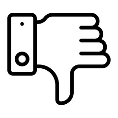dislike line icon