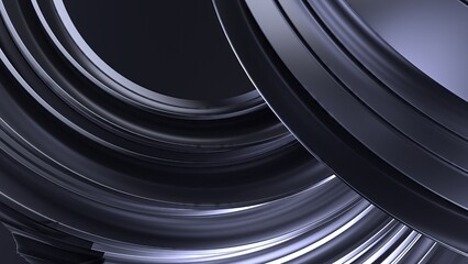 Dark Atmosphere Light Purple Metal Luxury Unified Elegant Modern 3D Rendering Abstract Background