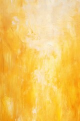 Abstract yellow oil paint brushstrokes texture pattern contemporary painting