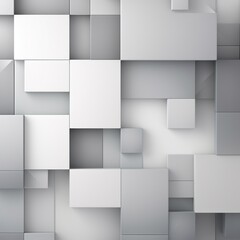 An abstract background with Gray and white squares, in the style of layered geometry