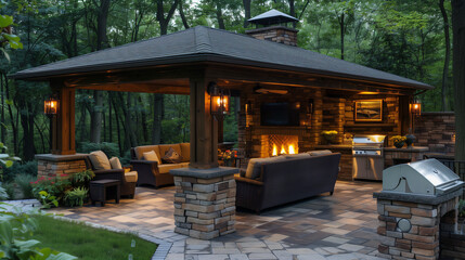 Obraz premium Enchanting Outdoor Lifestyle: Exclusive Home Edition 