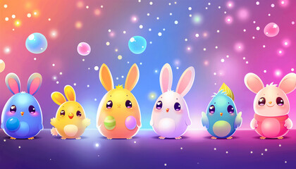 Obraz premium Easter Radiance: Easter Elegance in High Quality with Ultra-Realistic Detail Series 38