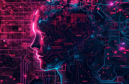 Konzept künstliche Intelligenz und Machine learning