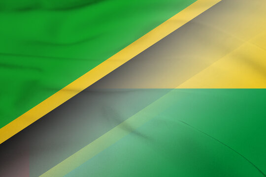 Tanzania and Guinea Bissau official flag transborder negotiation GNB TZA