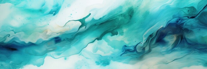 Fototapeta na wymiar Turquoise liquid that is flowing