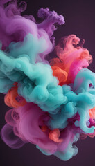 smoke abstract colorful  or abstract colorful background