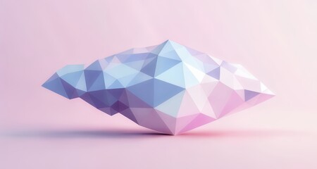  Modern geometric design on a soft pink background