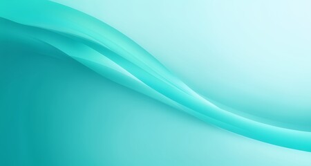 Obraz premium Elevate your brand with this vibrant and dynamic teal wave background!