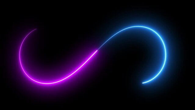 infinity neon looping animated icon infinity neon icon animated 4k
