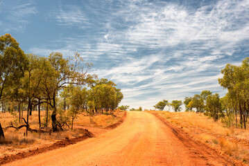 Explore the rugged beauty of Outback scenery near Cobbold Gorge, close to Forsayth in North...