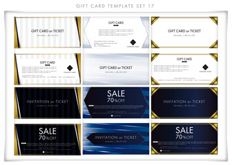 ギフトカードセット１７　gift card　金券　優待券　割引券