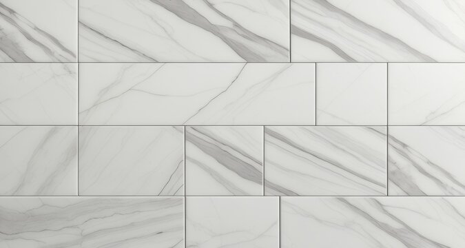  Elegant marble tile backsplash in a modern kitchen