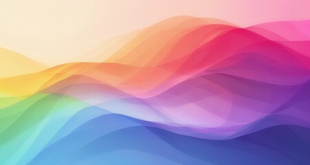  Vibrant abstract waves in a spectrum of colors