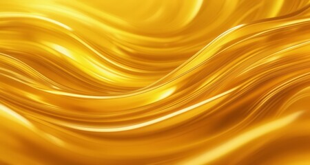  Golden waves of abstract artistry