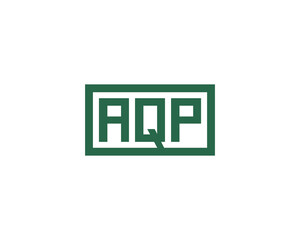 AQP logo design vector template